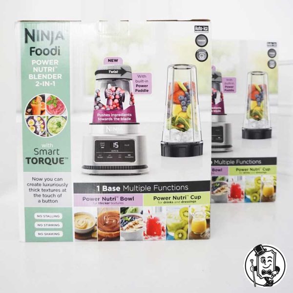 Ninja 2 in 1 smoothie and soup maker, studio shot