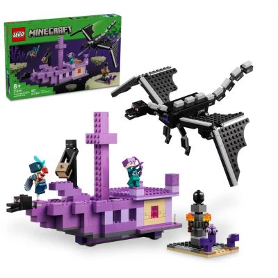 The Ender Dragon and End Ship lego set 21264