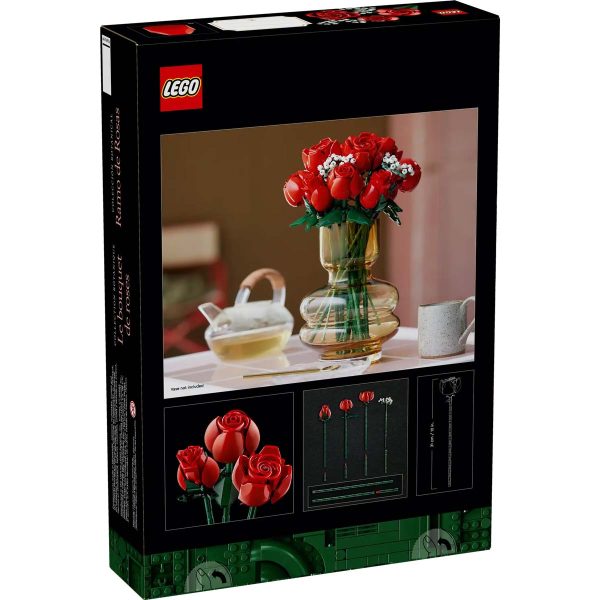 Lego flowers bouquet of roses set 10328 - view of box