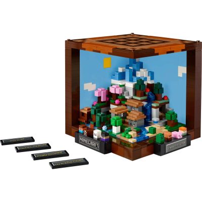 Lego minecraft crafting table set