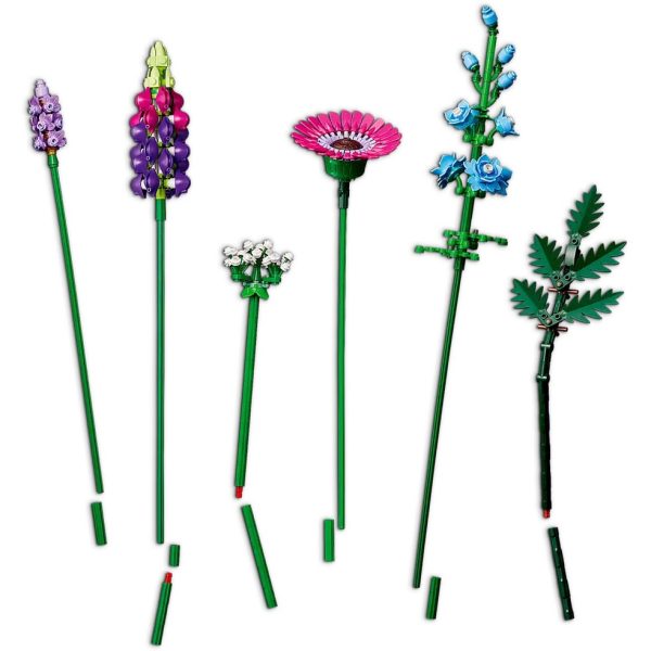 Lego wildflower bouquet - some individual stems