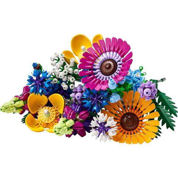 Lego wildflower bouquet - detail