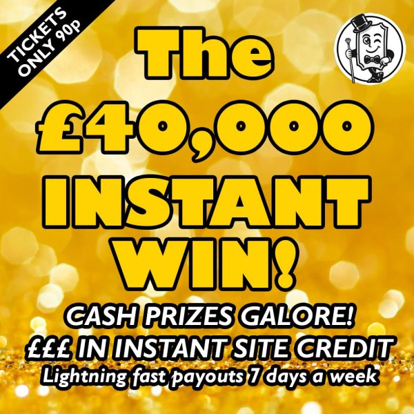 Win £40,000 of prizes in our cash instant win prize giveaway