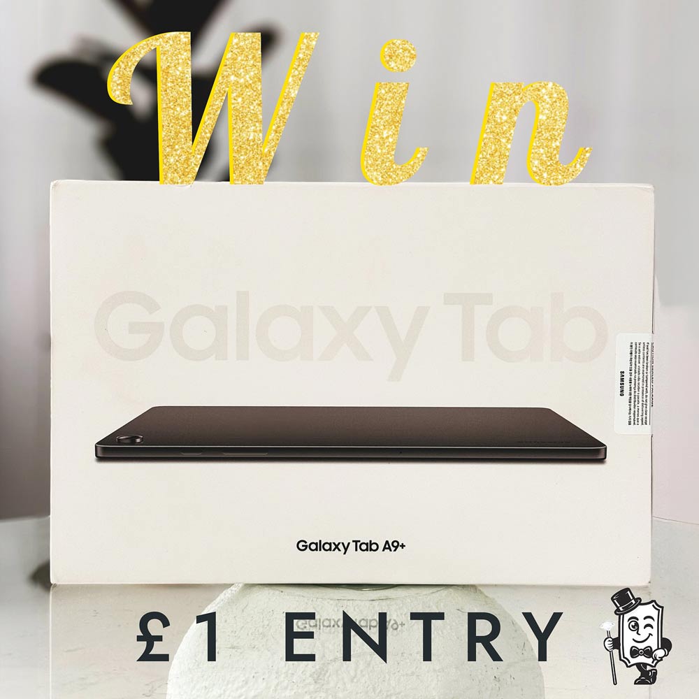 Win a Samsung galaxy tab A9+