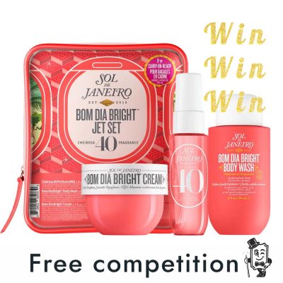 Free UK cosmetics competition to win Sol de Janeiro Bom Dia Jet Set