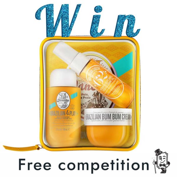 Free UK cosmetics competition: win Sol de Janeiro Bum Bum Jet Set