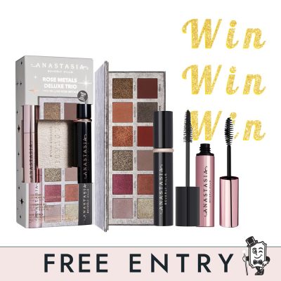 Free competition - win an Anastasia Beverly Hills deluxe rose metals trio