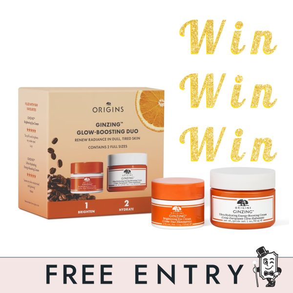 Free skincare competition to win an Origins GinZing Glow-Boosting Duo